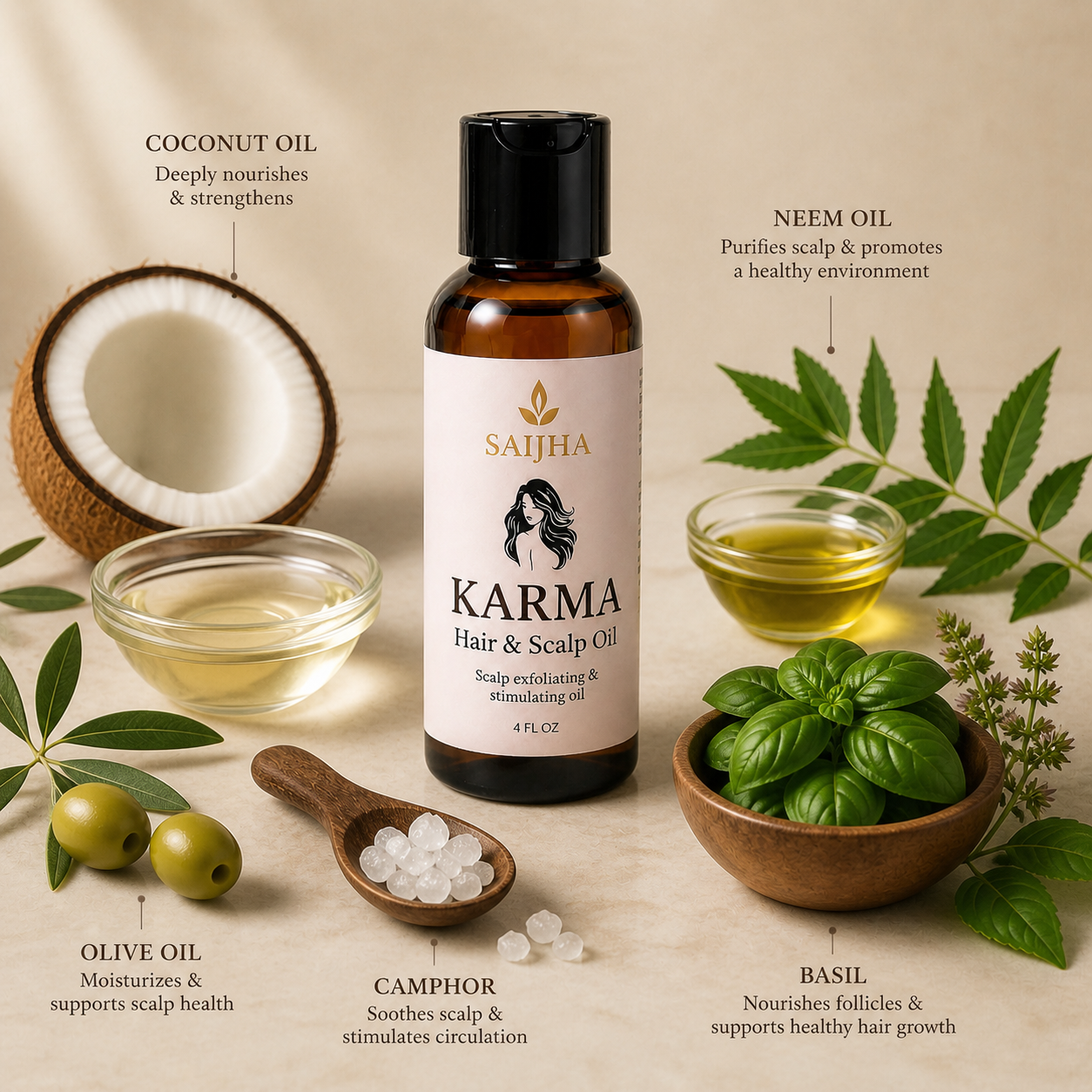 Karma Hair & Scalp Oil