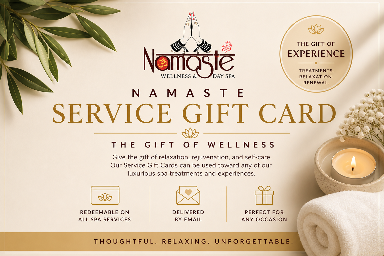 Namaste Package's Gift Cards