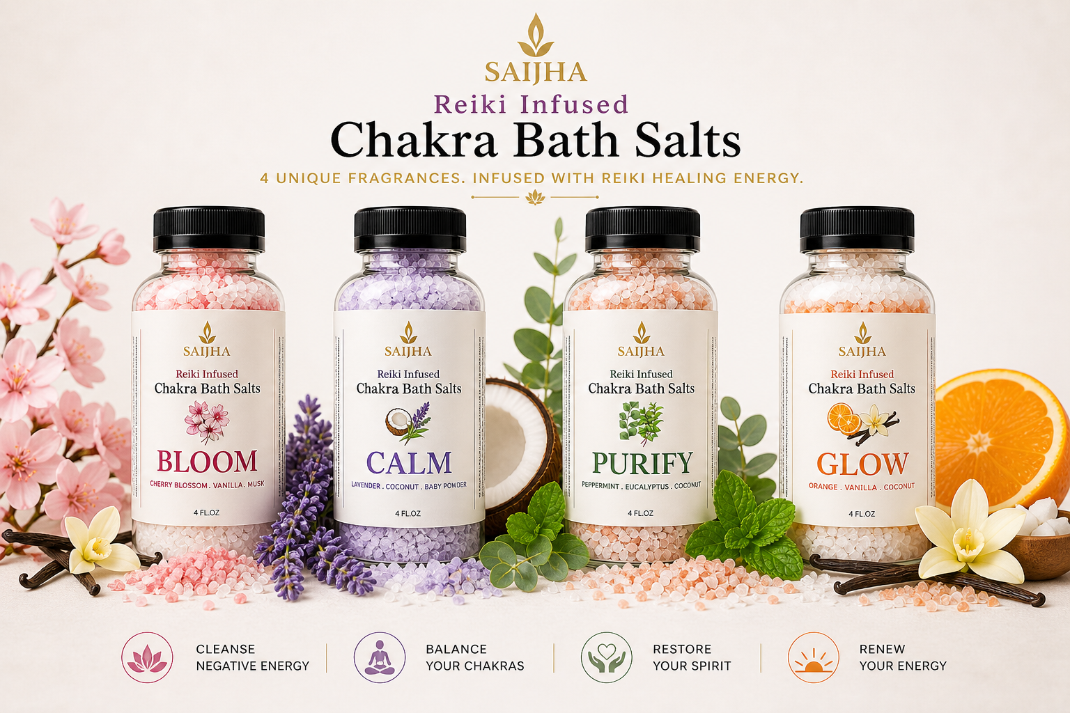 Chakra Bath Salts - Collection