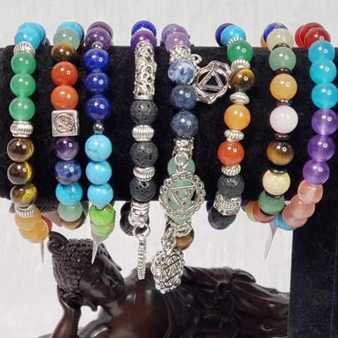 Chakra Stone Bracelets (Available in-store only)