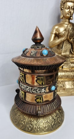 Large Free Standing Prayer Wheel (Available in-store only)